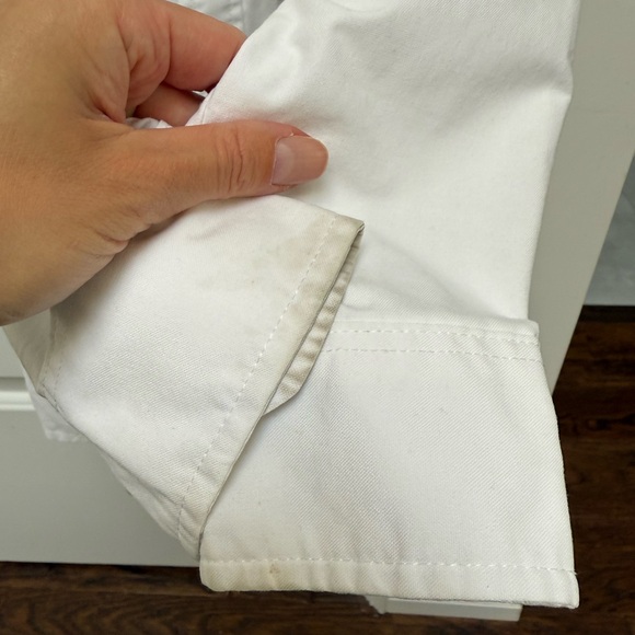 EUC Kids White Button Up Shirt Uniform size 6 - Picture 4 of 5